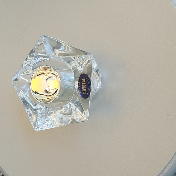 Beautiful Party Light Crystal Candle Holder NIB - Picture 2 of 7